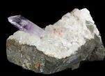 Stunning Amethyst Crystal with Calcite - Namibia #46020-1
